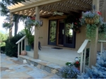 Back Porch Leading to Stone Patio
